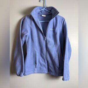 Columbia Full Zip Fleece Jacket – Women’s Size M – Periwinkle